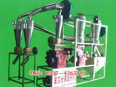 兩臺(tái)磨皮芯分離面粉機(jī)
